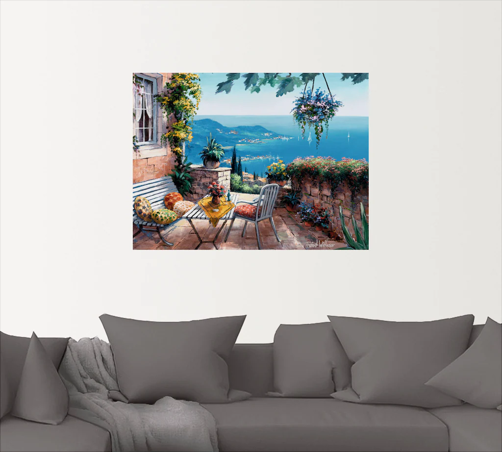 Artland Wandbild "Zeiten der Ruhe", Garten, (1 St.), als Leinwandbild, Post günstig online kaufen