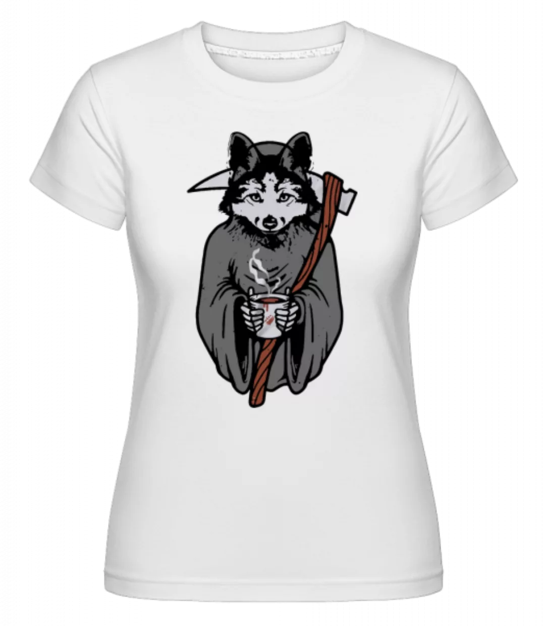 Sensenwolf Grau · Shirtinator Frauen T-Shirt günstig online kaufen