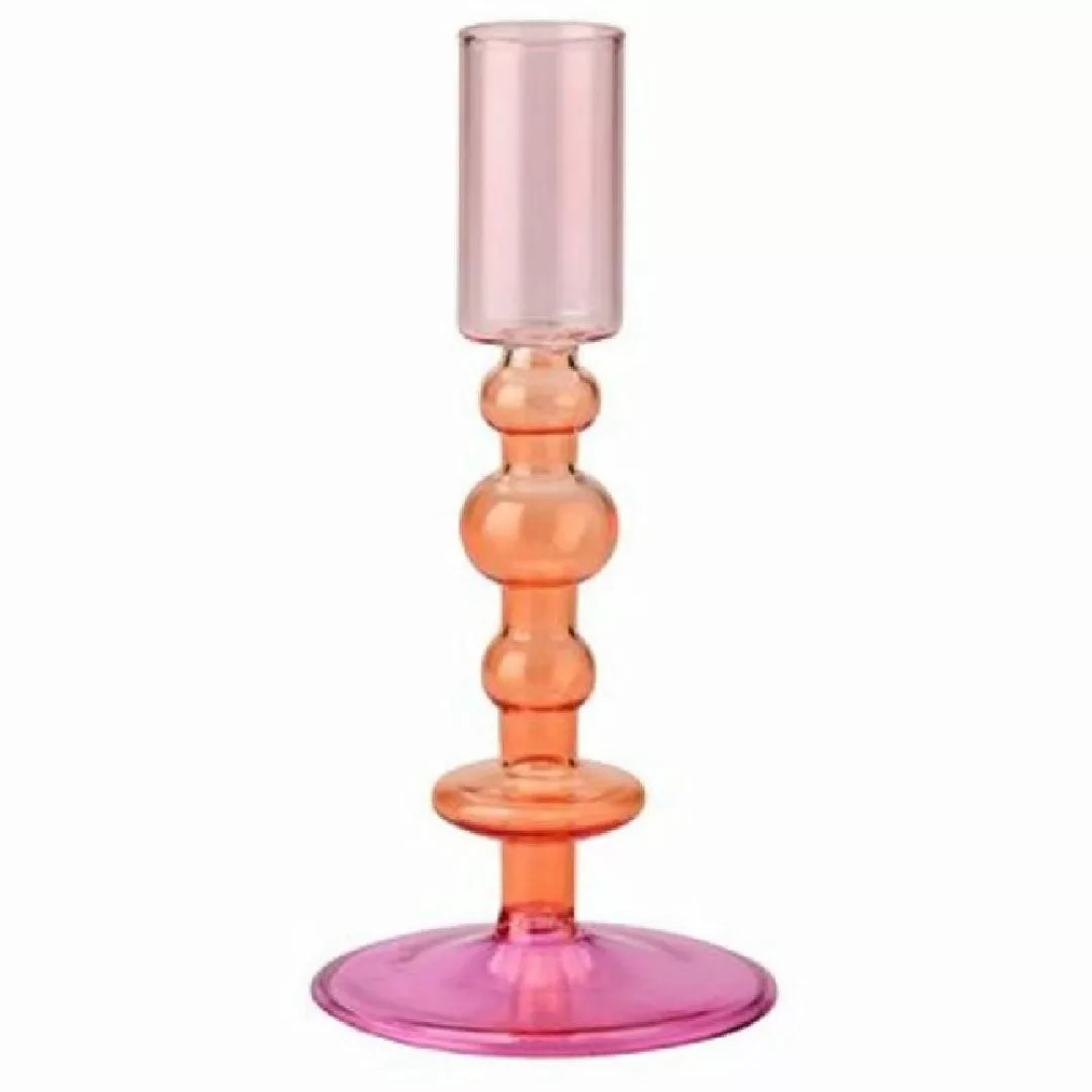 Giftcompany Kerzenhalter Kerzenständer Voile Rosa Orange günstig online kaufen