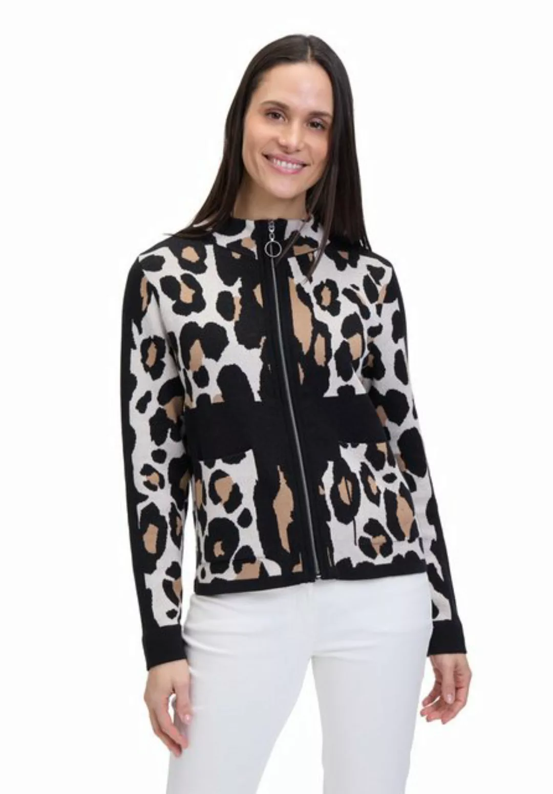 Betty Barclay Strickjacke Betty Barclay Feinstrickjacke mit Jacquard (1-tlg günstig online kaufen