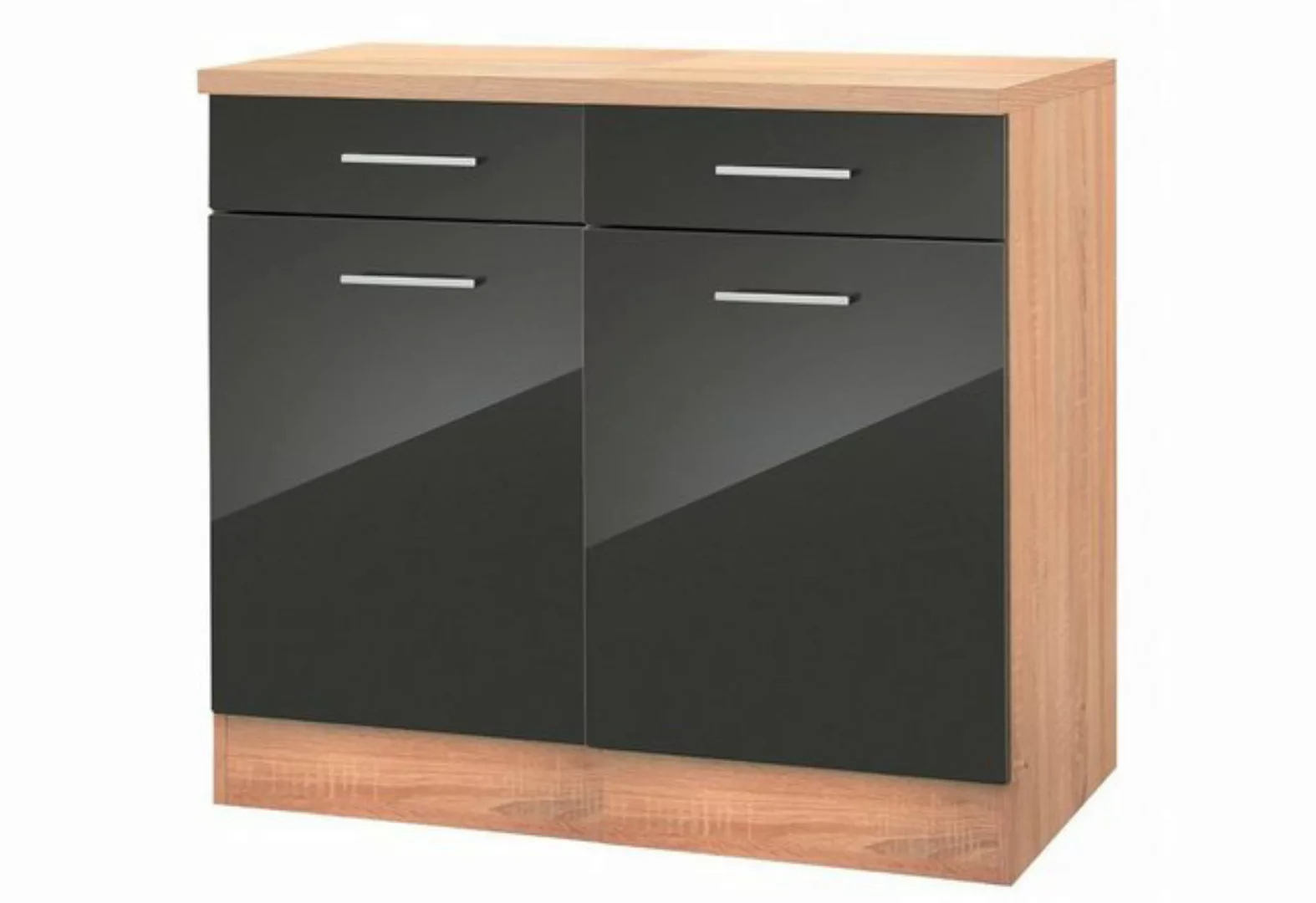 KOCHSTATION Unterschrank KS-Monaco, Breite 100 cm Breite 100 cm günstig online kaufen