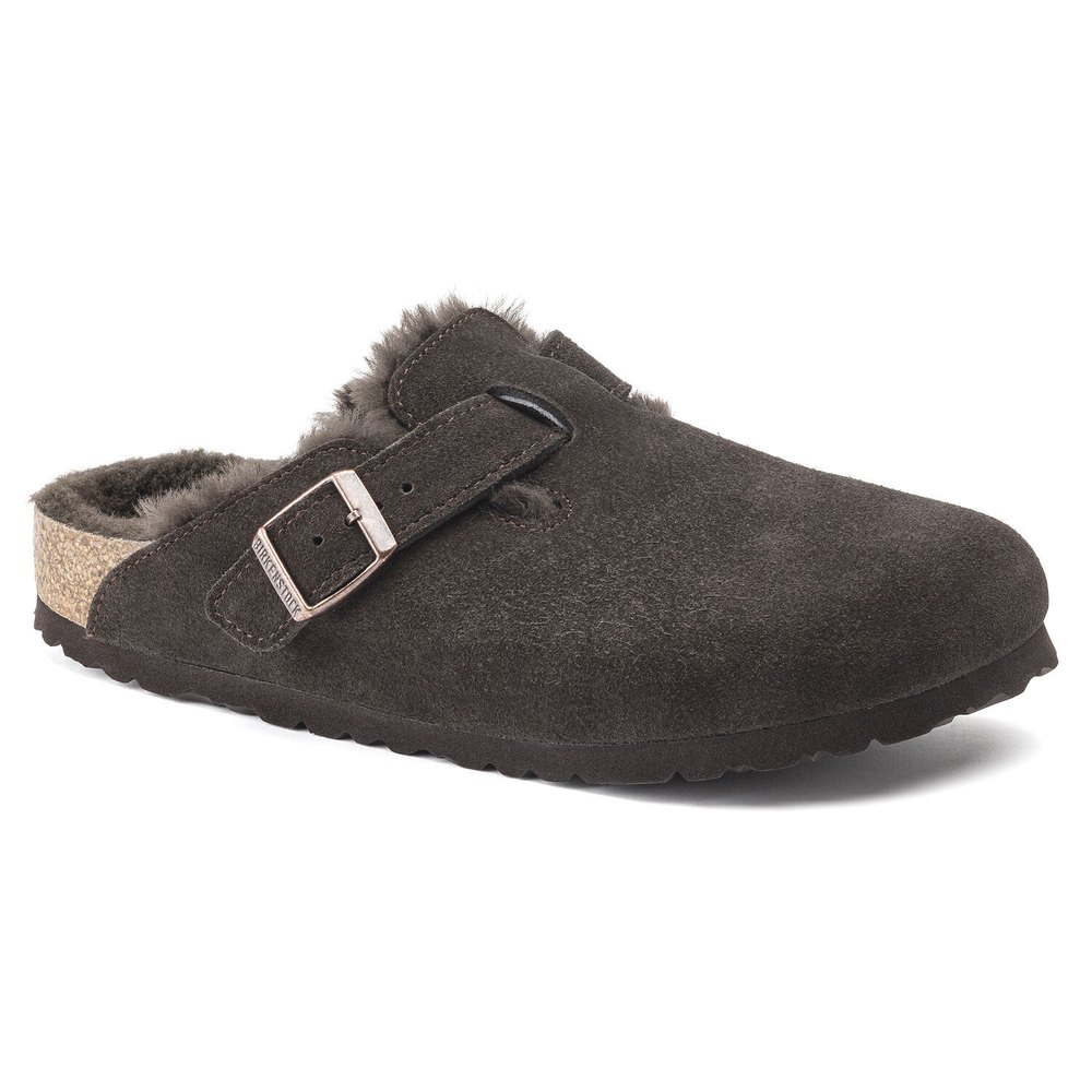 Birkenstock Clogs Birkenstock Boston Shearling Vl EU 39 gris foncé günstig online kaufen