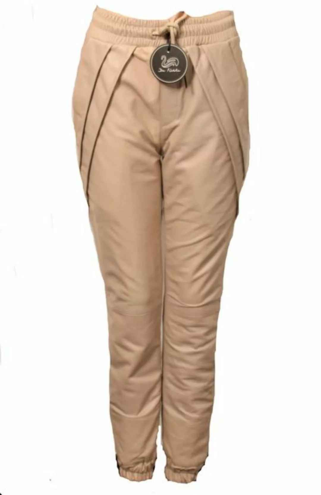 Be Noble Lederhose Edelstyle beige Schicke bequeme Lederhose in beige günstig online kaufen