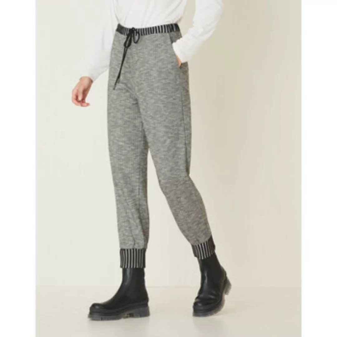 Manila Grace  3/4 Jeans PANTALONE JOGGING CON TRAMA RESCA Art. P102CT günstig online kaufen