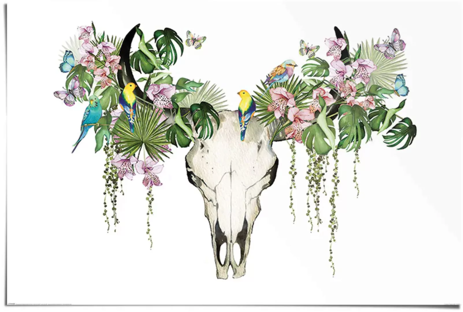 Reinders Poster "Tropic Skull", (1 St.) günstig online kaufen