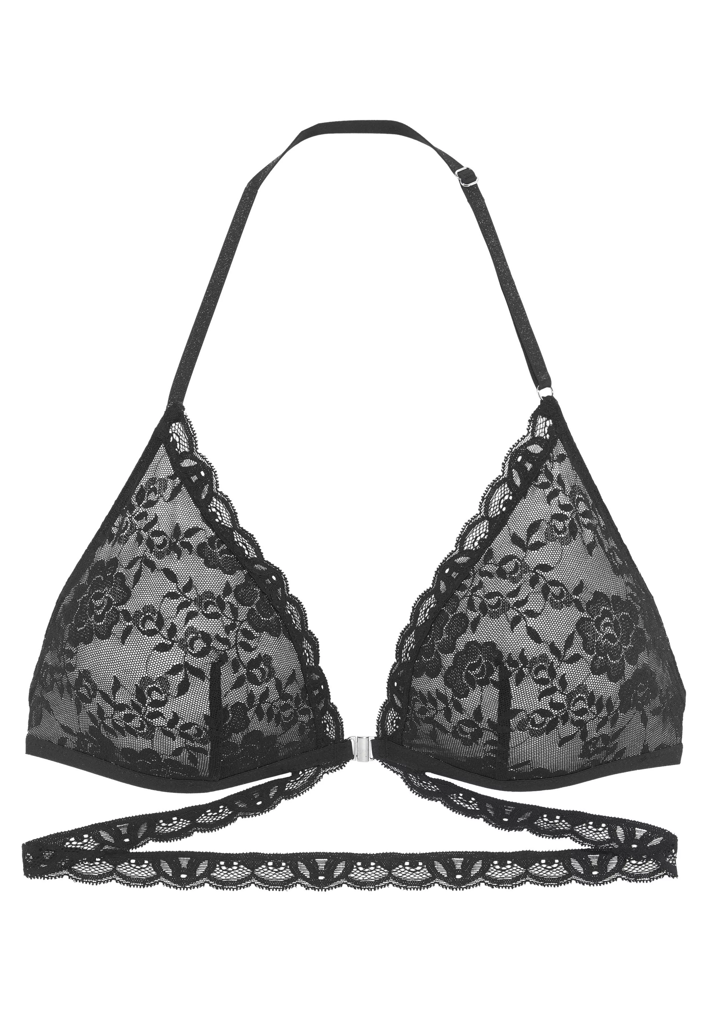 petite fleur gold Bralette-BH, ohne Bügel aus Spitze mit Bänder-Optik, sexy günstig online kaufen