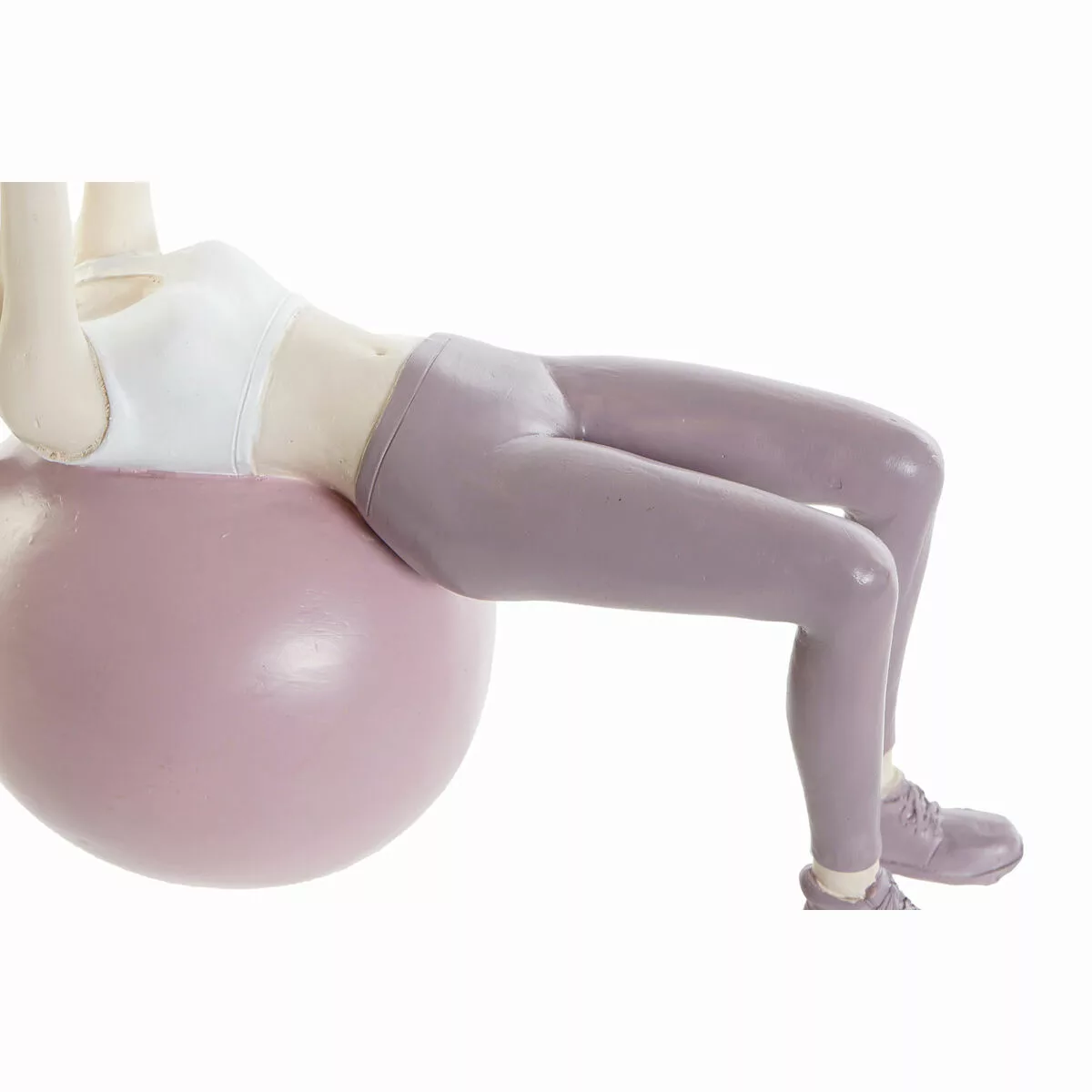 Deko-figur Dkd Home Decor Rosa Harz Yoga (18,5 X 8 X 17,5 Cm) günstig online kaufen
