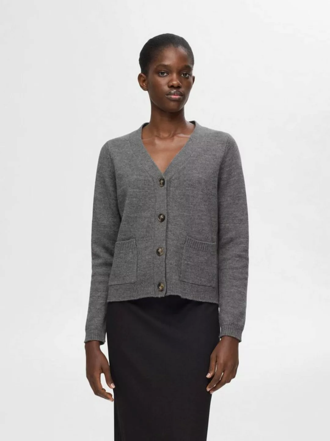 SELECTED FEMME Strickjacke SLFAna (1-tlg) Plain/ohne Details günstig online kaufen