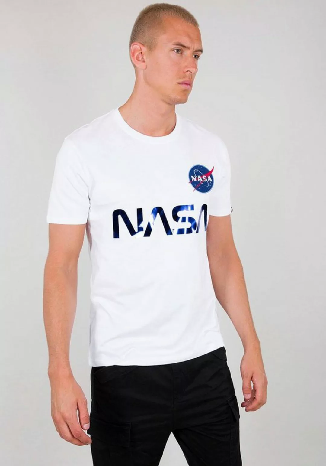 Alpha Industries Rundhalsshirt Nasa Reflective Tee günstig online kaufen