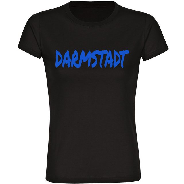 multifanshop T-Shirt Damen Darmstadt - Textmarker - Frauen günstig online kaufen