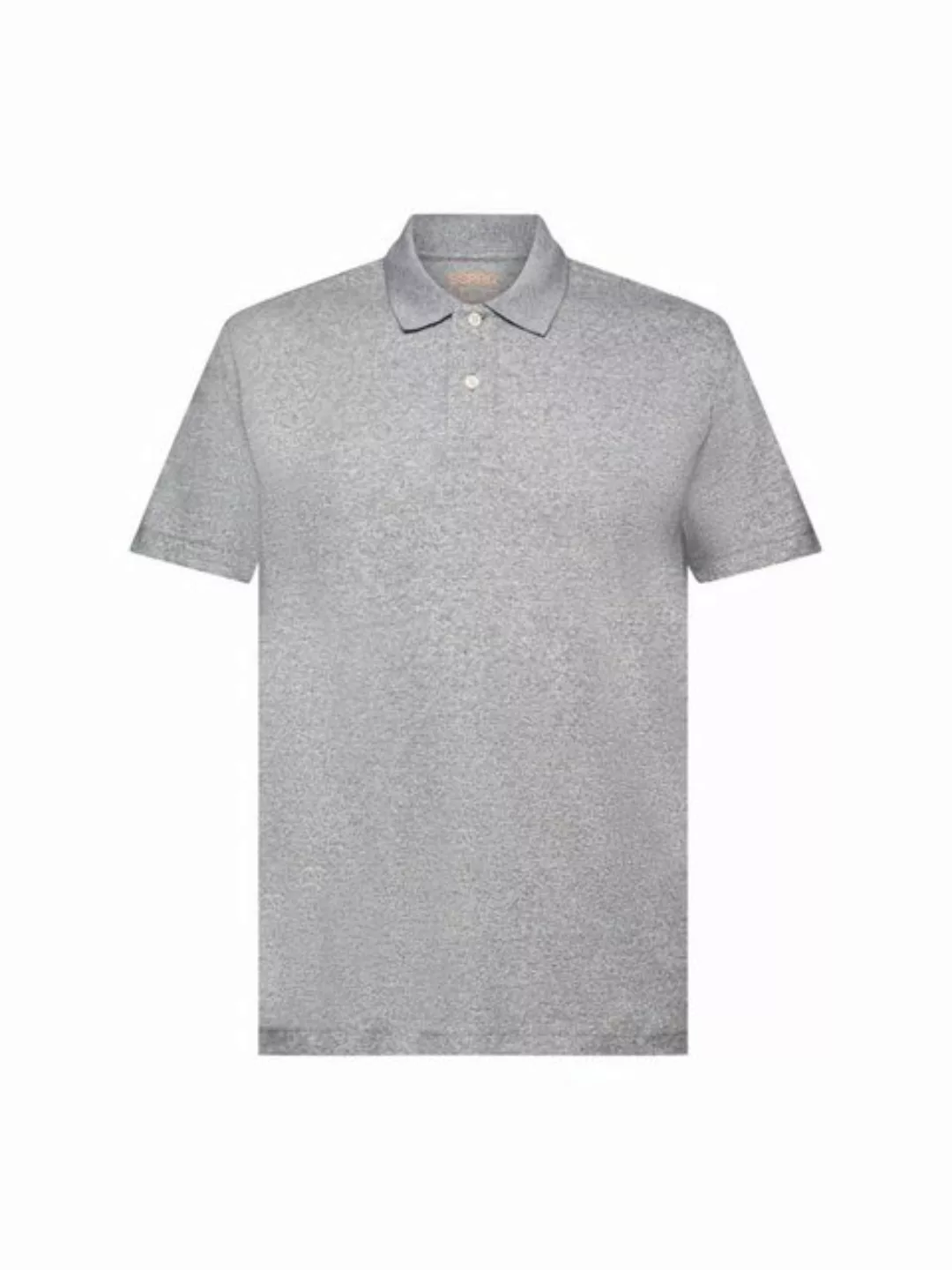 Esprit Poloshirt Meliertes Poloshirt günstig online kaufen