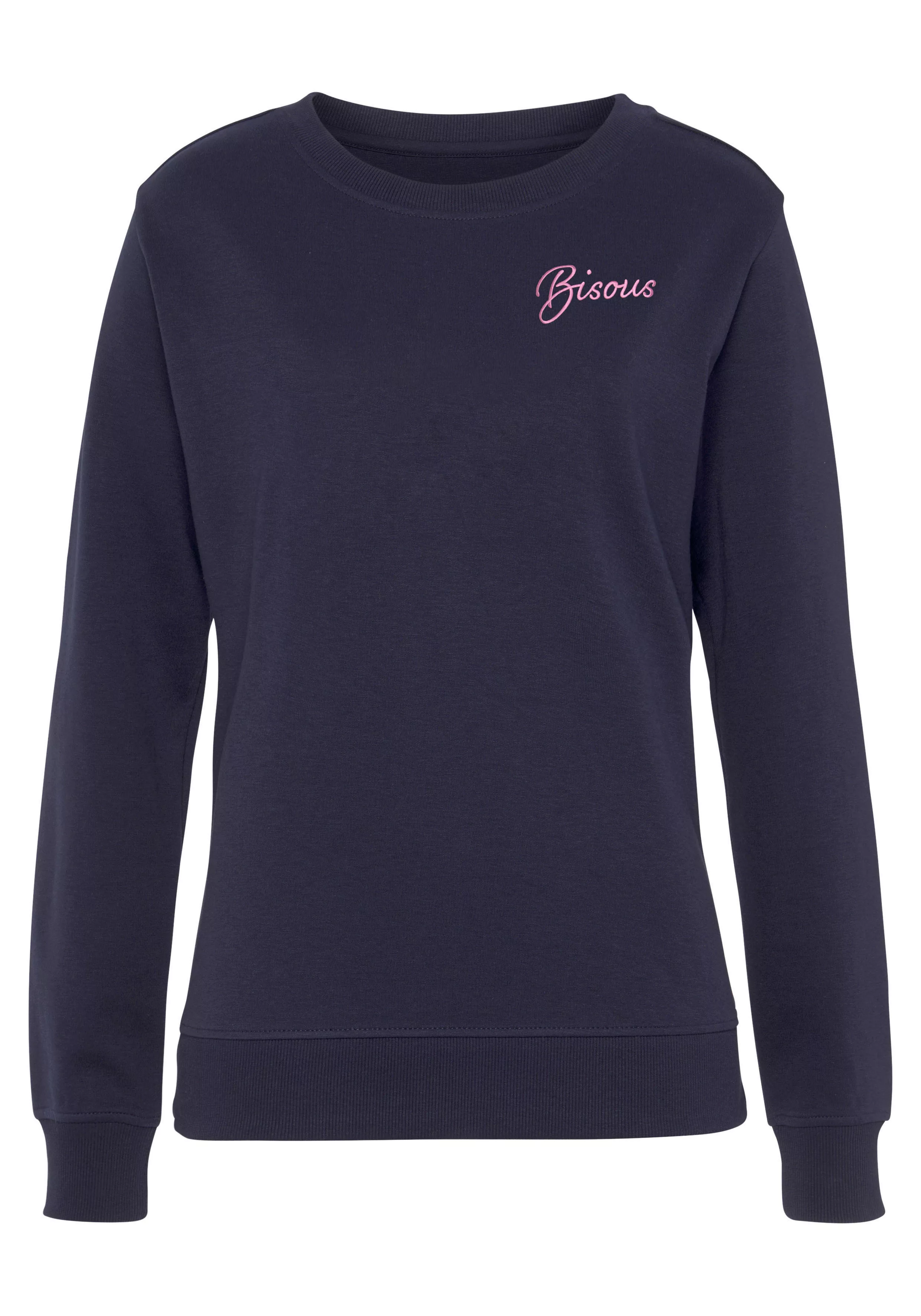 Vivance Sweatshirt (1-tlg) Sweatshirt mit Frontprint, Loungeanzug günstig online kaufen