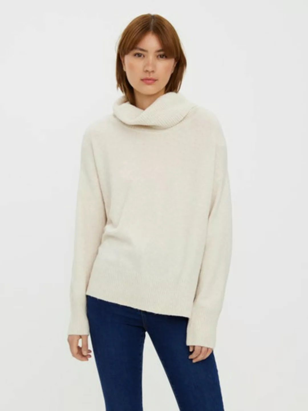 Vero Moda Rollkragenpullover "VMDOFFY LS COWLNECK BLOUSE GA NOOS" günstig online kaufen