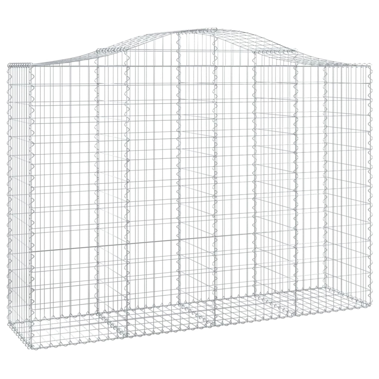 vidaXL Gabionen mit Hochbogen 5 Stk 200x50x140/160cm Eisen 1626807 günstig online kaufen