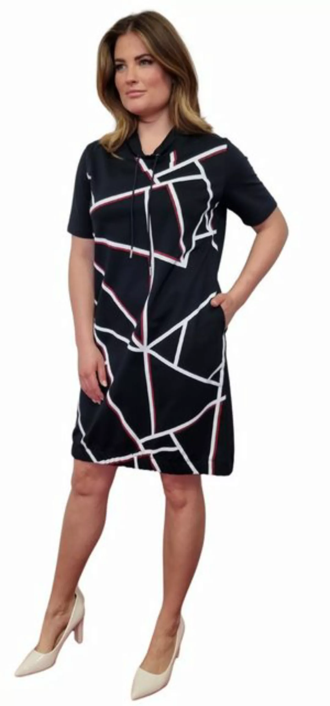 Estefania for woman Shirtkleid in edlen Design mit elastischen Saum und Tas günstig online kaufen