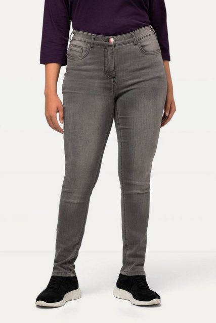 Ulla Popken Stretch-Hose Skinnyjeans Sarah schmale 5-Pocket-Form High Waist günstig online kaufen