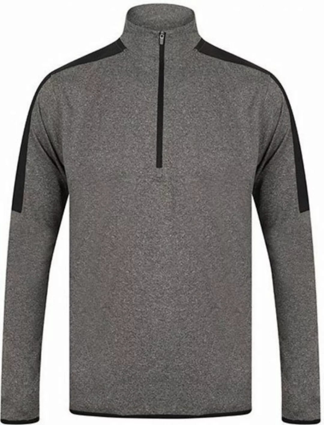 Finden+Hales Sweatshirt Adults` 1/4 Zip Midlayer with Contrast Panelling günstig online kaufen