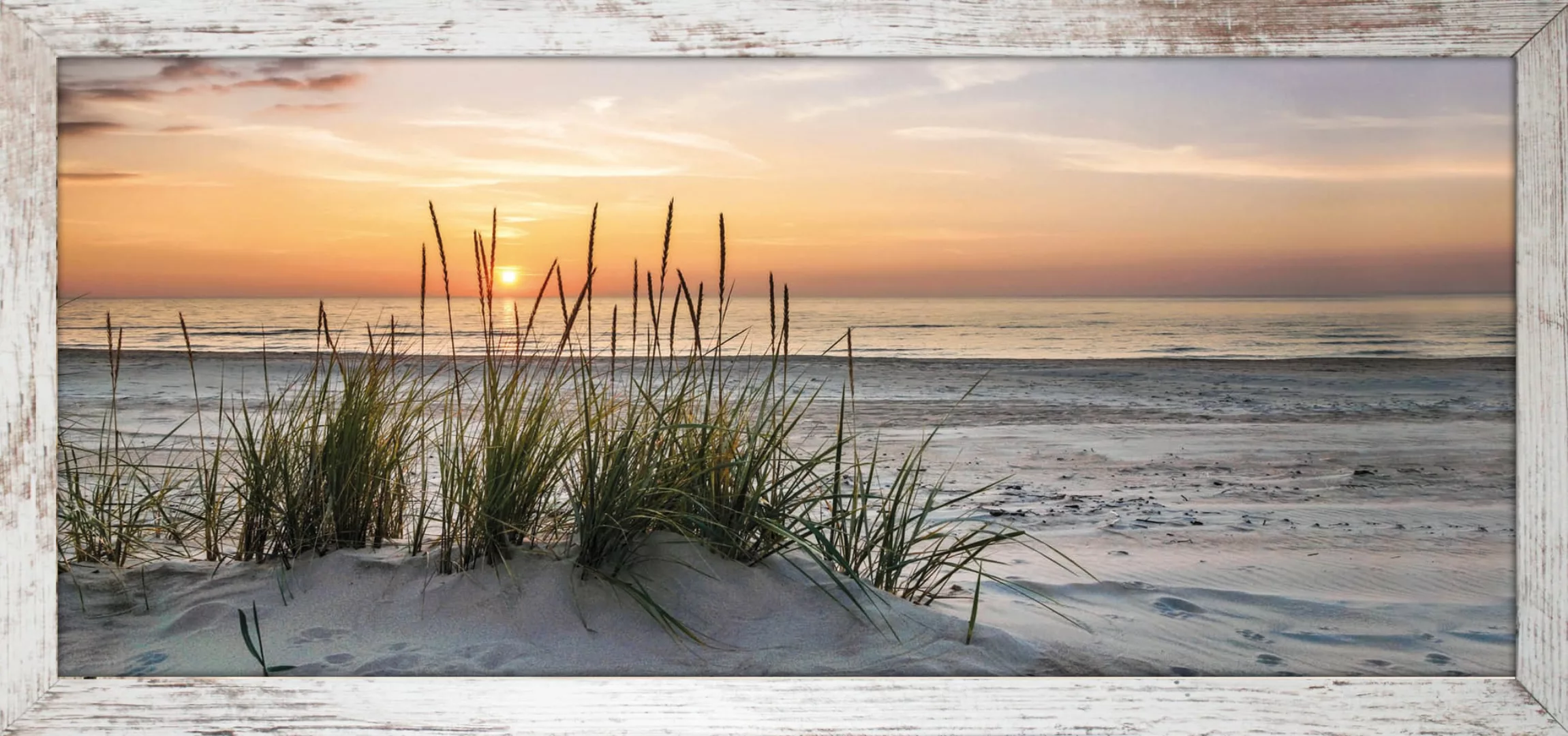 Bönninghoff Bild mit Rahmen "Strand, Sonnenuntergang", (1 St.) günstig online kaufen