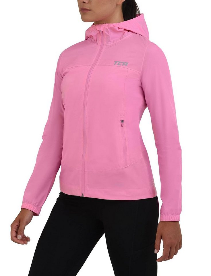 TCA Trainingspullover TCA Damen Regenjacke wasserdicht - Rosa/Orange, XS (1 günstig online kaufen