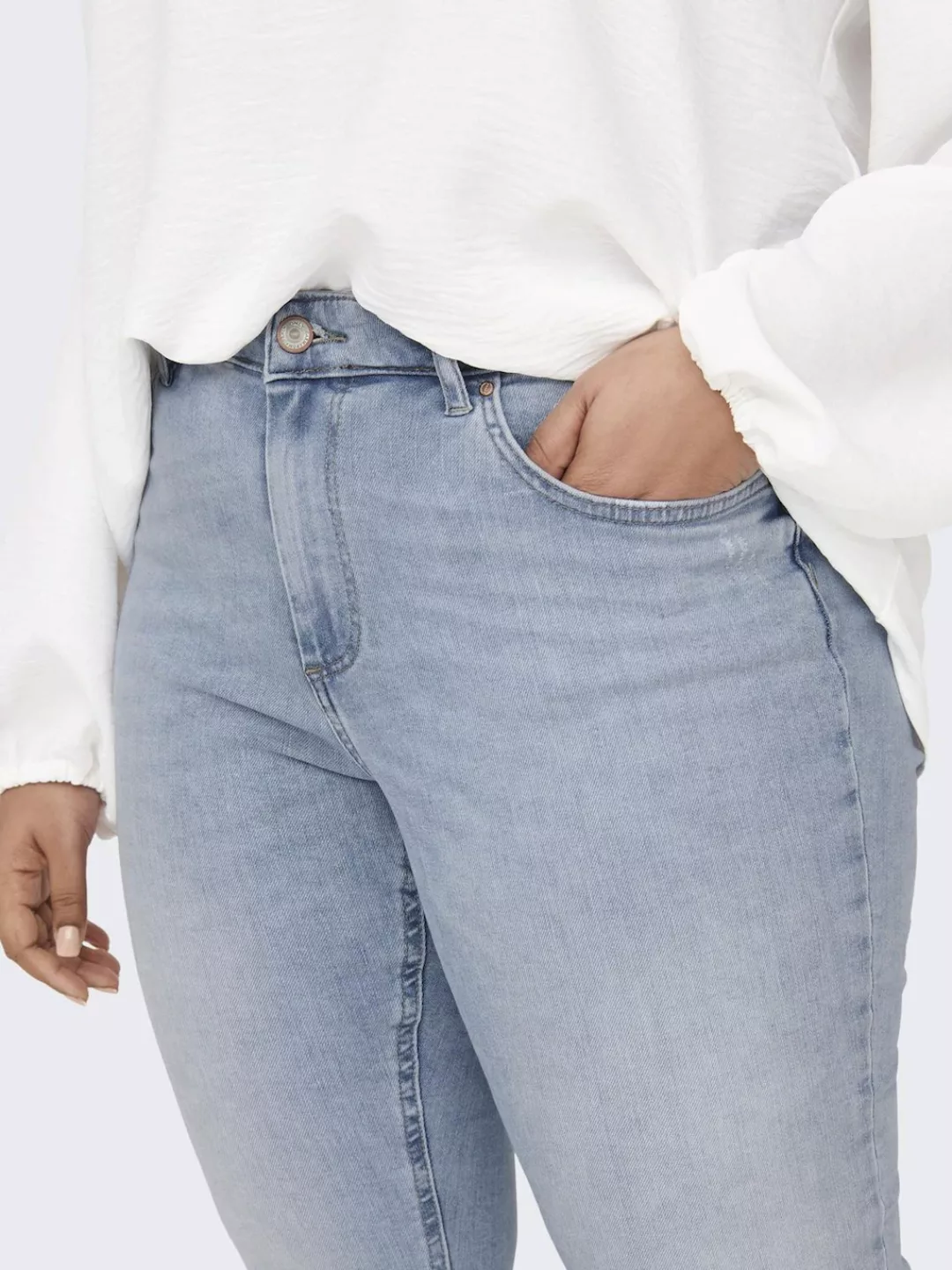 ONLY CARMAKOMA Skinny-fit-Jeans CARWILLY REG SK JEANS DNM REA167 NOOS günstig online kaufen