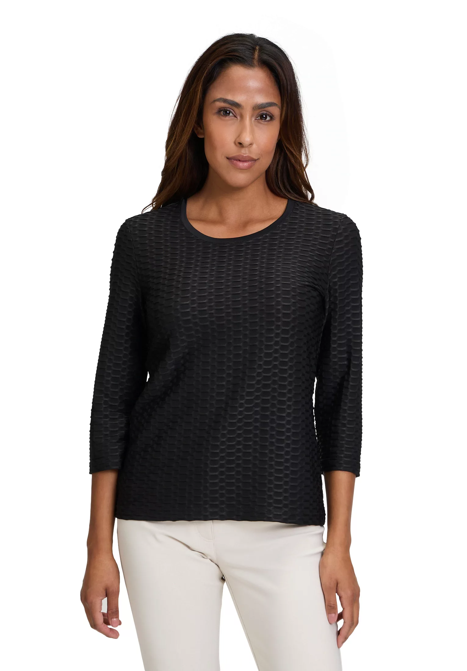 Betty Barclay 3/4-Arm-Shirt "Betty Barclay Basic Shirt mit Rundhalsausschni günstig online kaufen