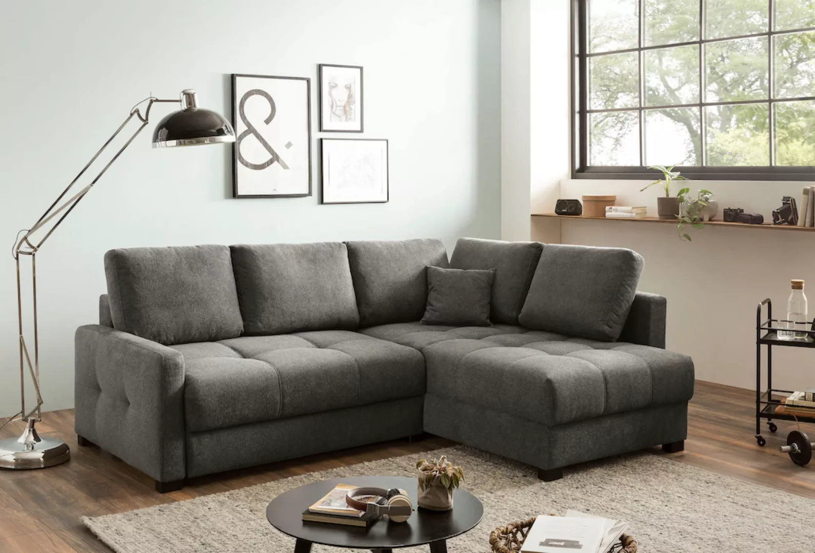 exxpo - sofa fashion Ecksofa Chester, Boxspring Federkern-Polsterung für be günstig online kaufen