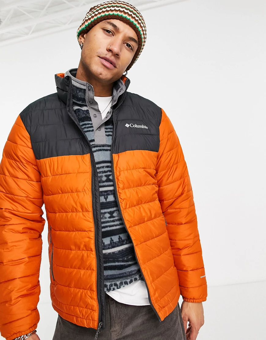 Columbia – Powder Lite – Jacke in Orange günstig online kaufen