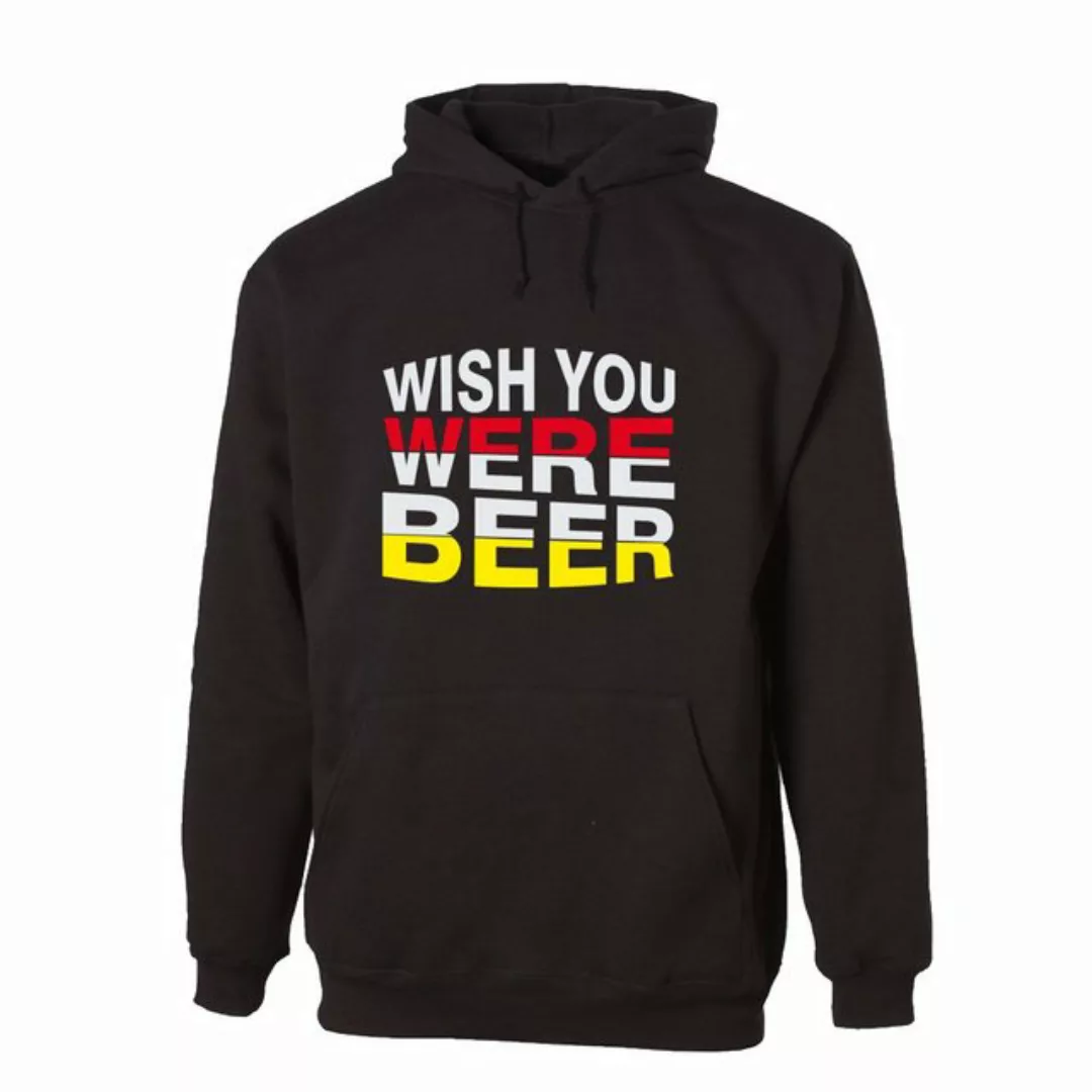 G-graphics Hoodie Wish you were Beer mit trendigem Frontprint, Aufdruck auf günstig online kaufen