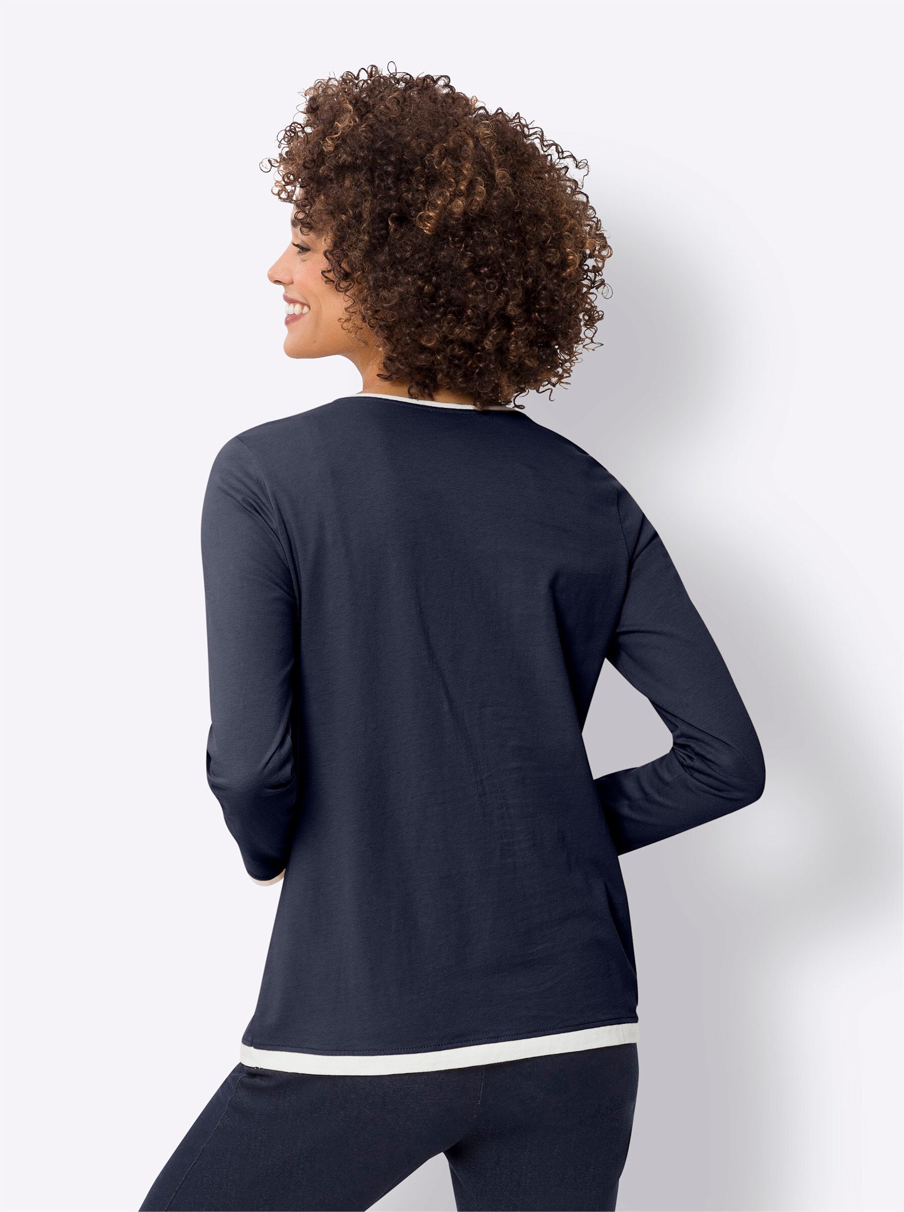Sieh an! T-Shirt Langarmshirt günstig online kaufen