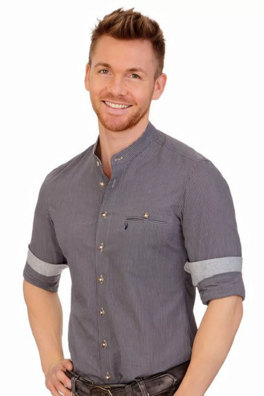 Spieth & Wensky Trachtenhemd Trachtenhemd - NORM - grau günstig online kaufen