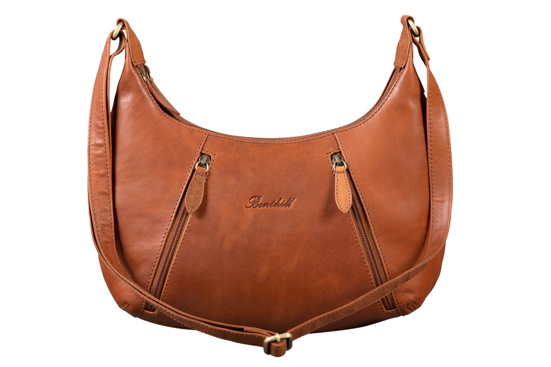 Benthill Umhängetasche Damen Echt Leder Handtasche günstig online kaufen