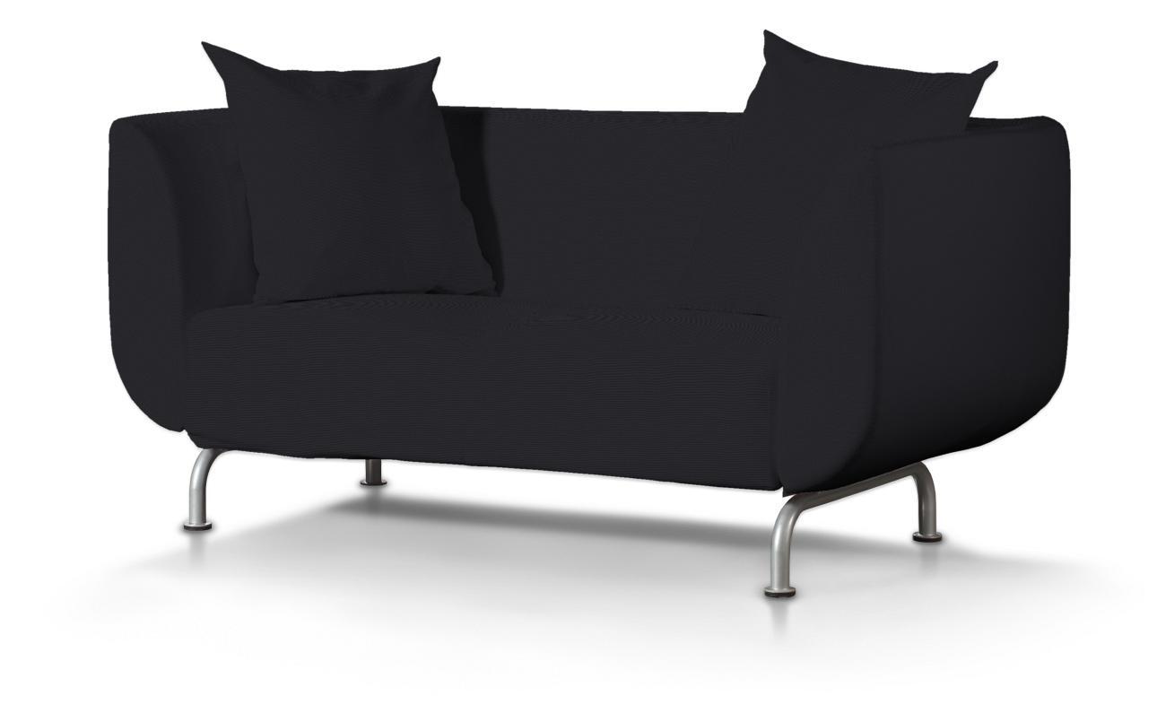 Bezug für Strömstad 2-Sitzer Sofa, schwarz, Bezug für Sofa Stromstad 2-sitz günstig online kaufen
