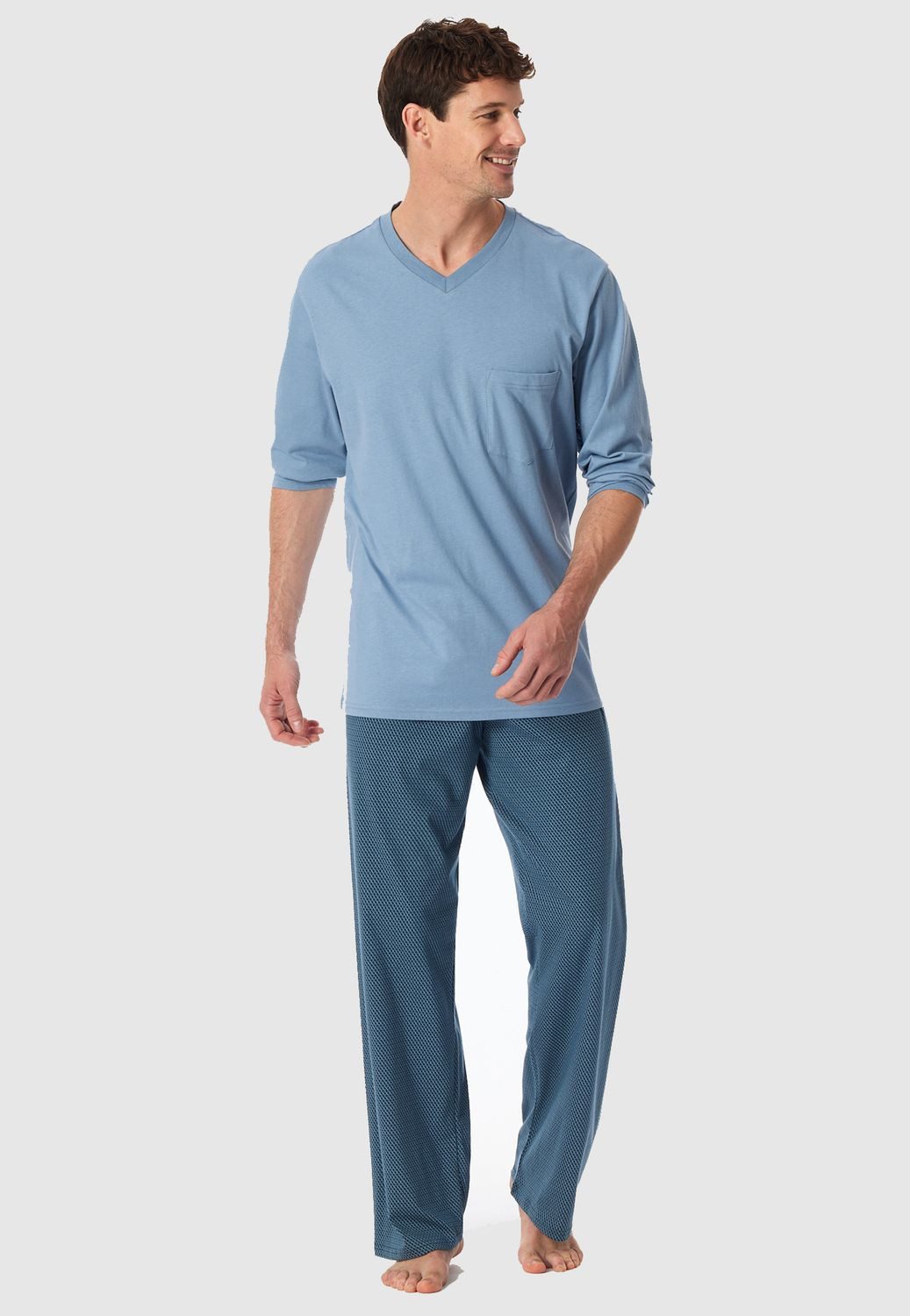 Schiesser Pyjama Comfort Essentials (Set, 2 günstig online kaufen