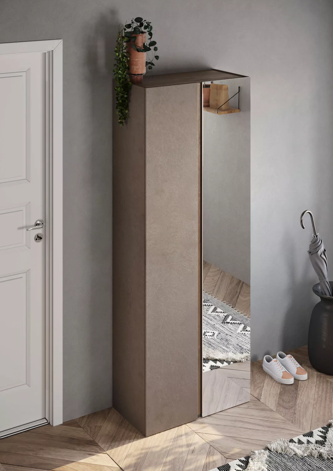 INOSIGN Schuhschrank "Frame", Breite 70 cm, mit Spiegeltür günstig online kaufen
