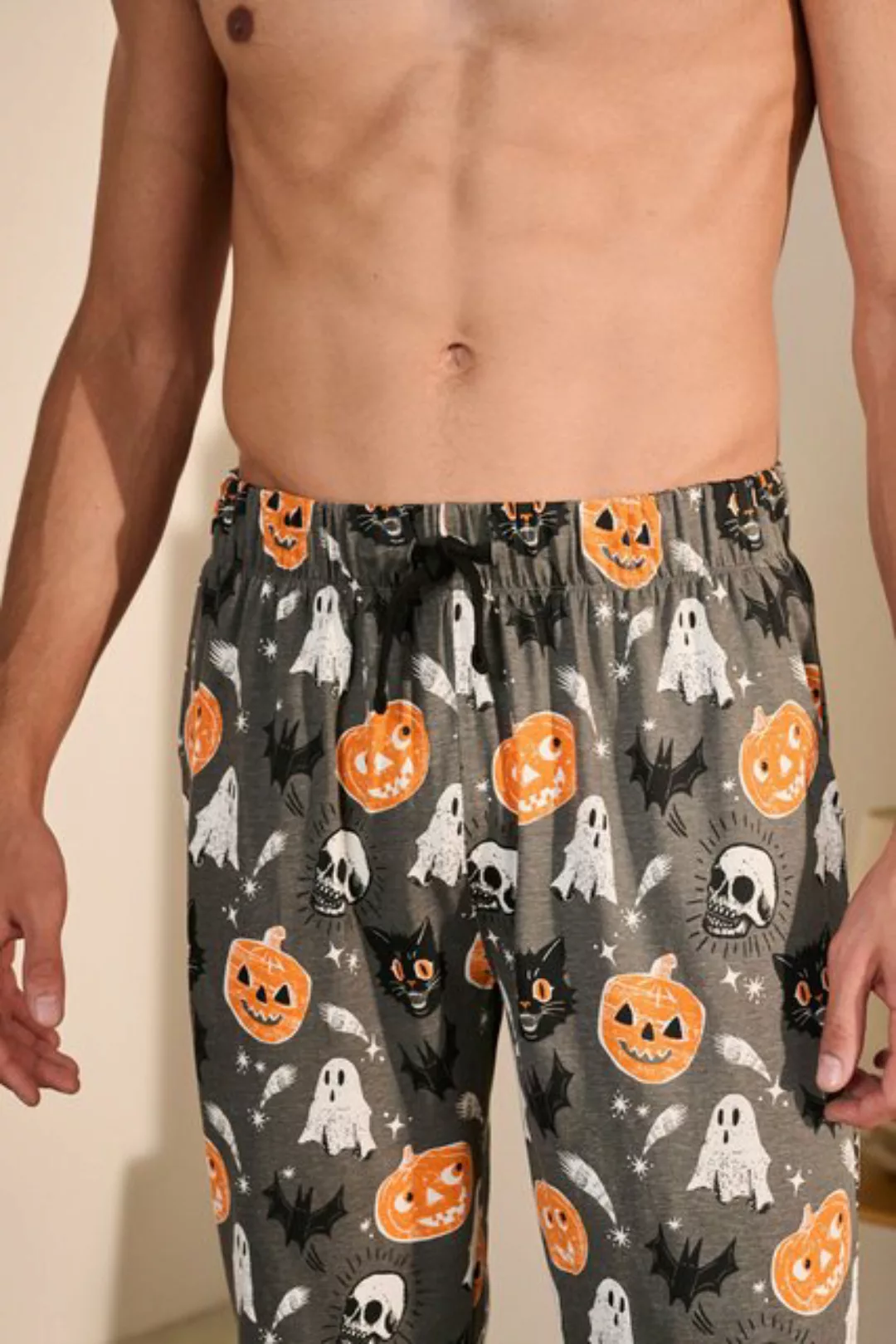 Next Pyjamahose Schlafanzughose aus Jersey, Halloween (1-tlg) günstig online kaufen