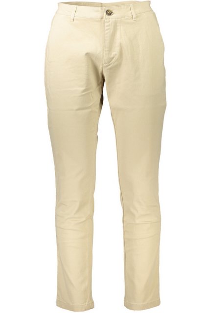 La Martina 5-Pocket-Hose Beige Herren Slim Fit Hose mit Stickerei & 4 Tasch günstig online kaufen