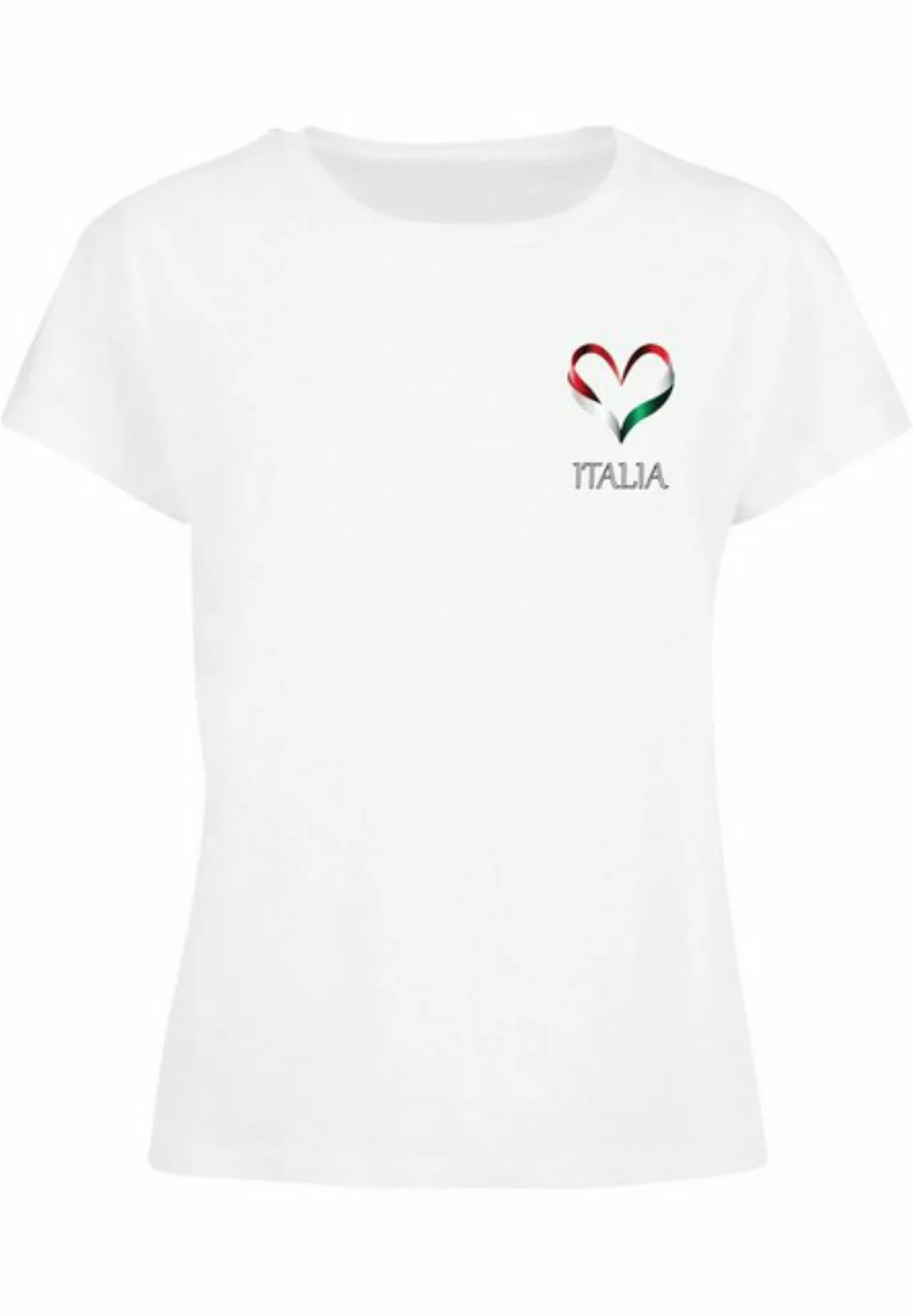 Merchcode T-Shirt Merchcode Ladies Merchcode Football - Italy T-shirt (1-tl günstig online kaufen