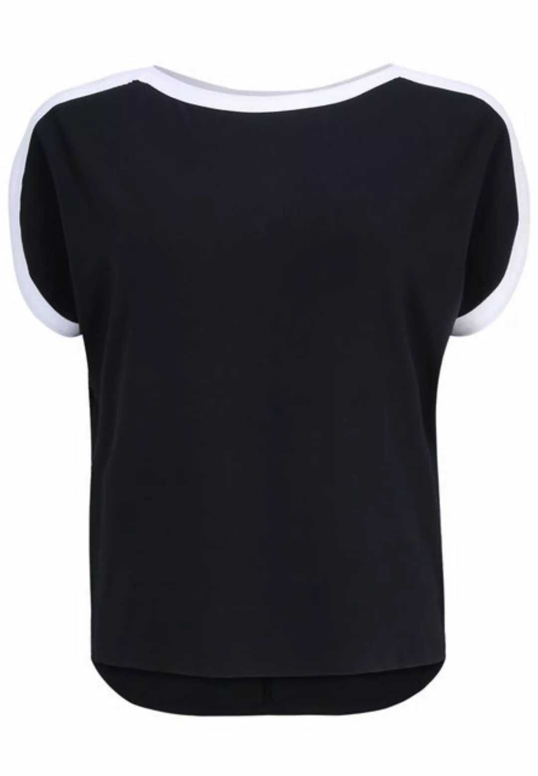 Shirt U-Boot-Ausschnitt Doris Streich schwarz günstig online kaufen
