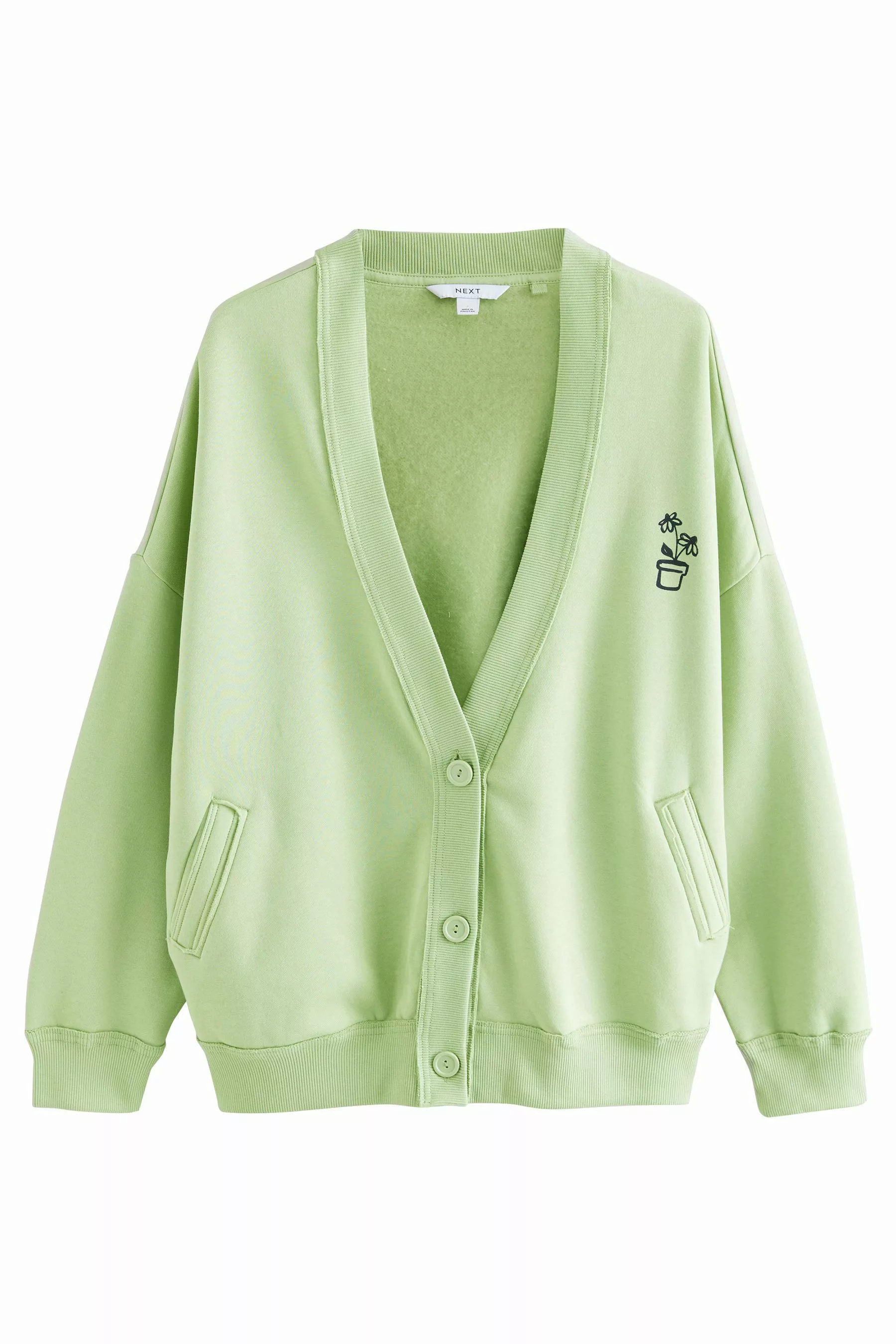 Next Strickjacke Lange Oversized Boyfriend Fit günstig online kaufen