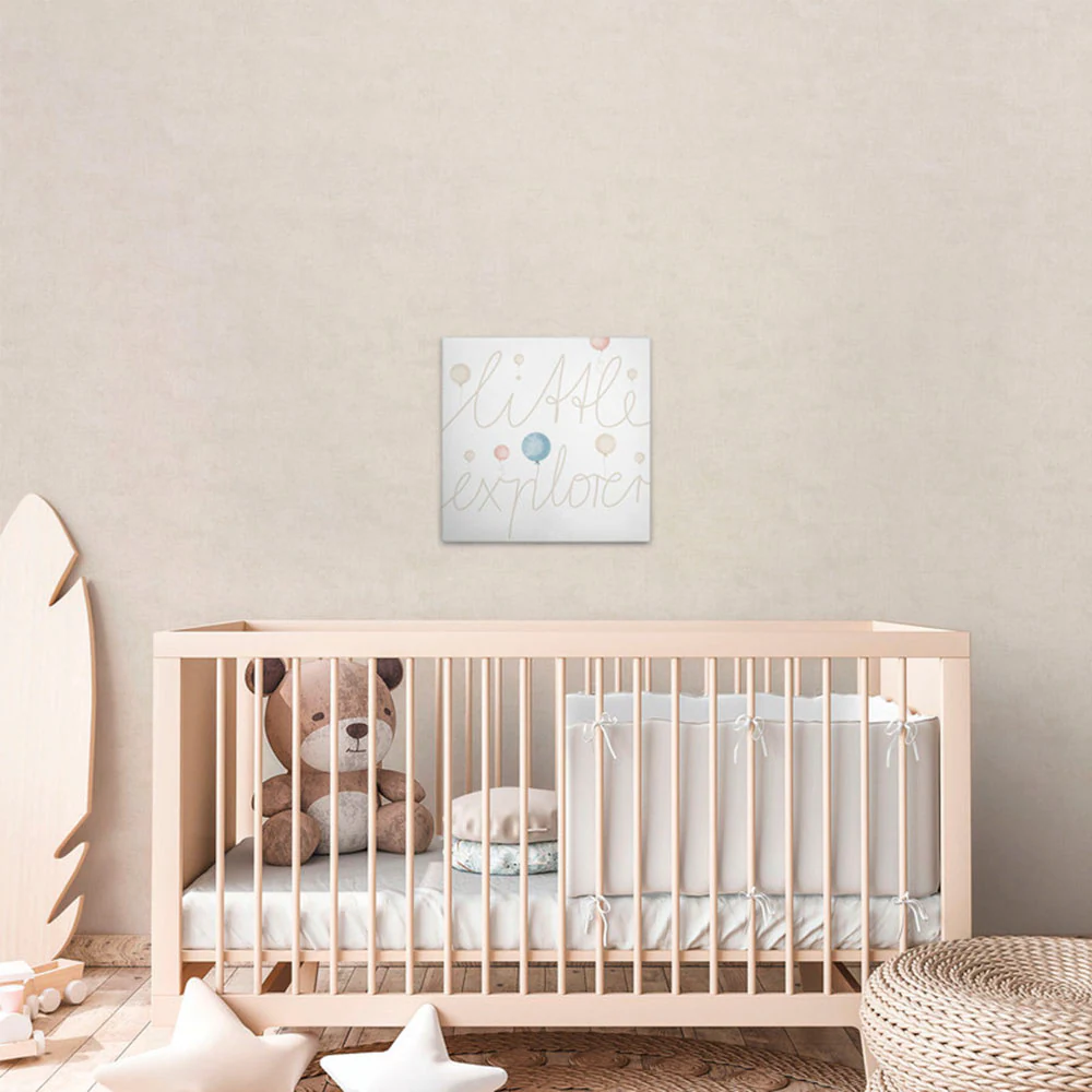 A.S. Création Leinwandbild "Lil Explorer 2 - Wandbild Beige Blau Keilrahmen günstig online kaufen