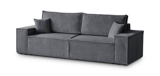 MOEBLO Sofa GENUA, – Stilvolles Design, Schlaffunktion und Stauraum für Ihr günstig online kaufen