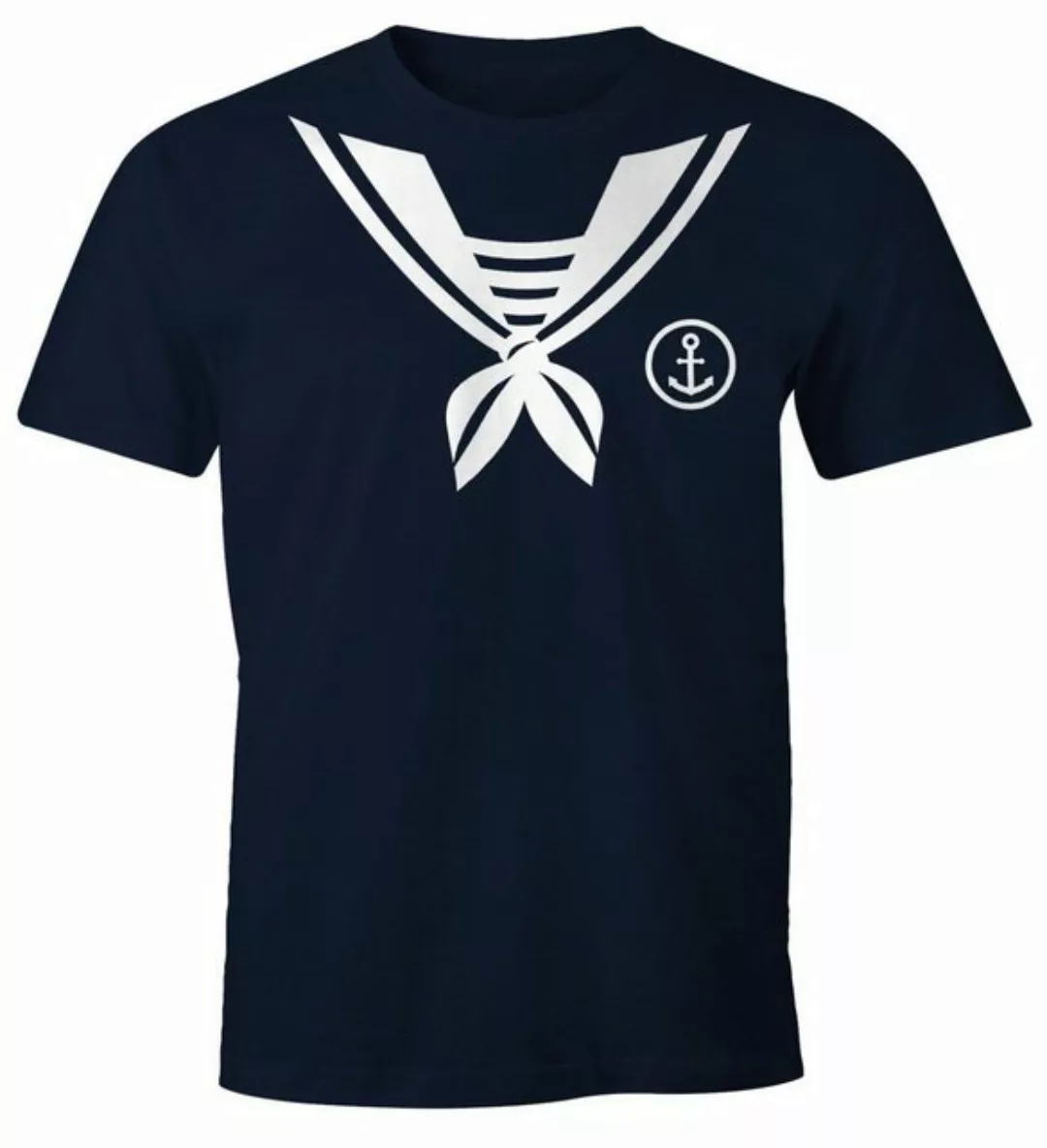 MoonWorks Print-Shirt Herren T-Shirt Matrose Sailor Fasching Fasching-Shirt günstig online kaufen