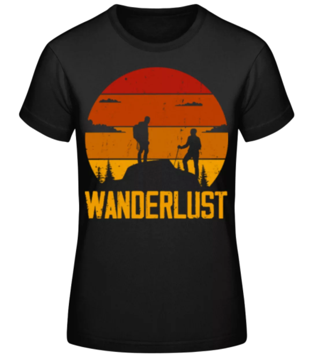 Wanderlust Sunset · Frauen Basic T-Shirt günstig online kaufen