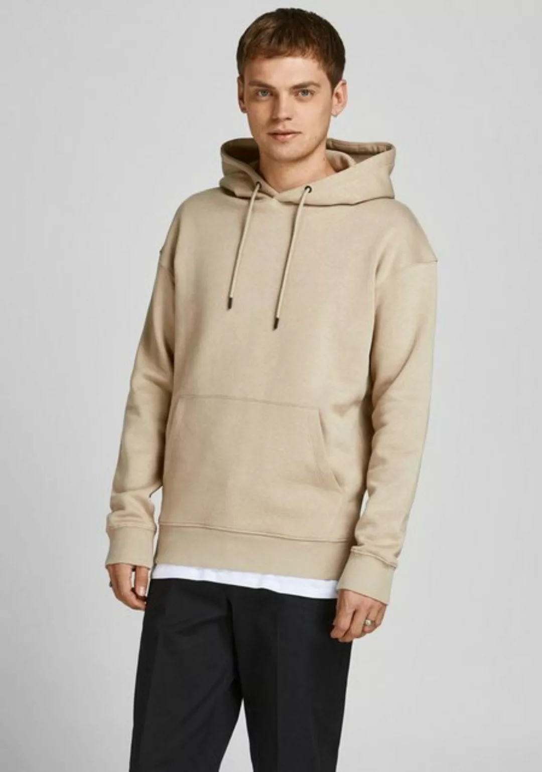 Jack & Jones Herren Hoodie Kapuzenpullover JJESTAR BASIC - Relaxed Fit günstig online kaufen