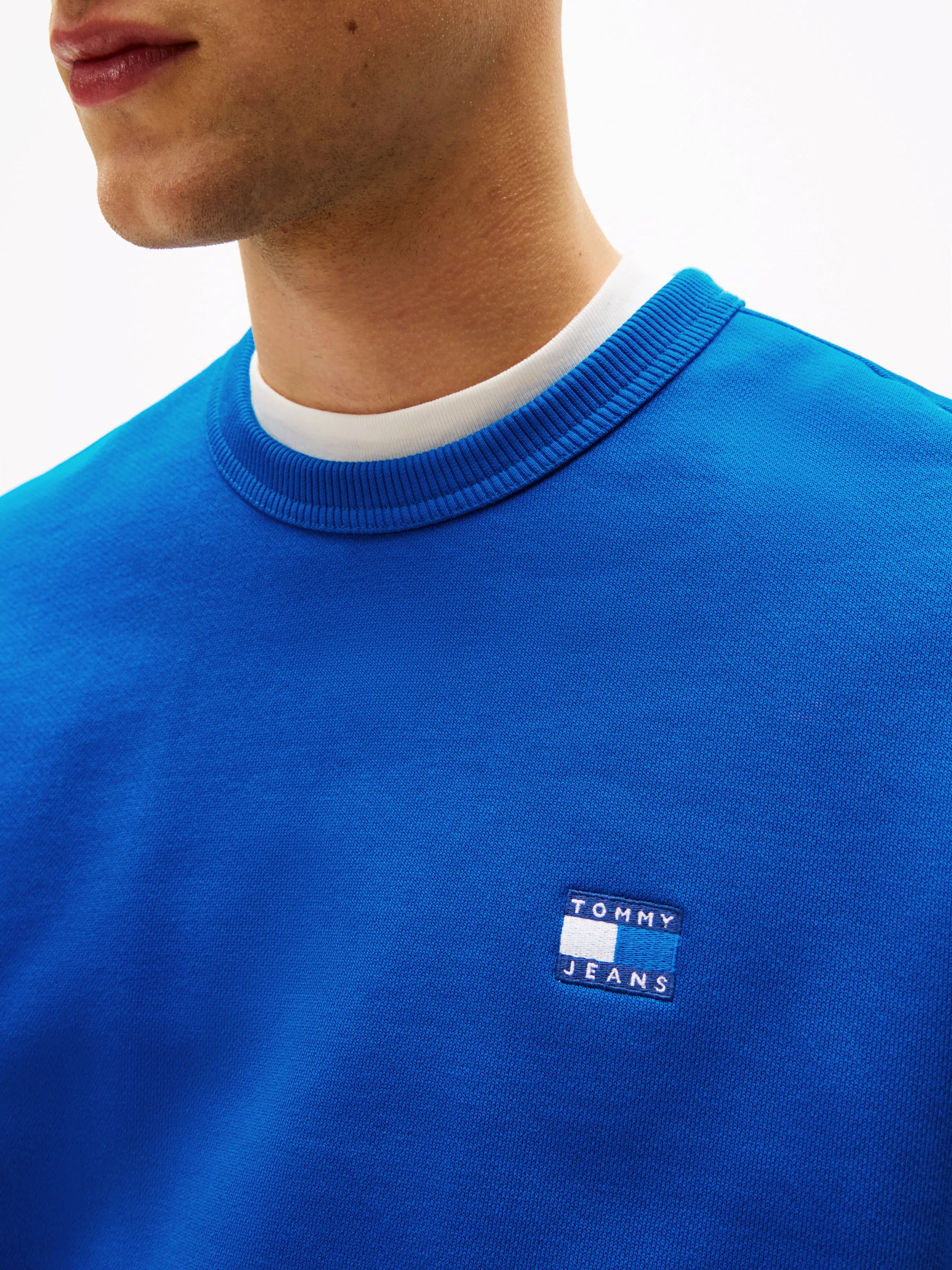 Tommy Jeans Sweatshirt "TJM REG BADGE CREW EXT", Mit Rundhalsausschnitt günstig online kaufen