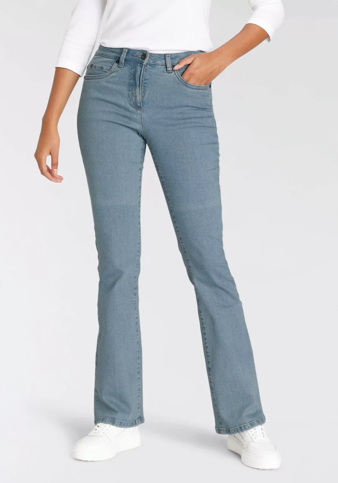 Arizona Bootcut-Jeans High Waist günstig online kaufen
