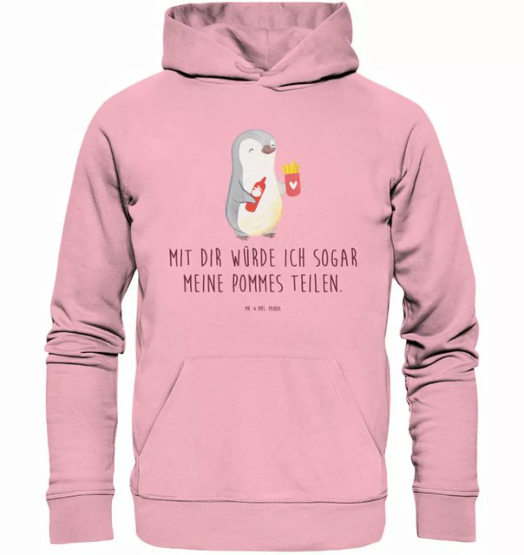 Mr. & Mrs. Panda Hoodie Pinguin Pommes Größe M - Cotton Pink - Geschenk, Pa günstig online kaufen