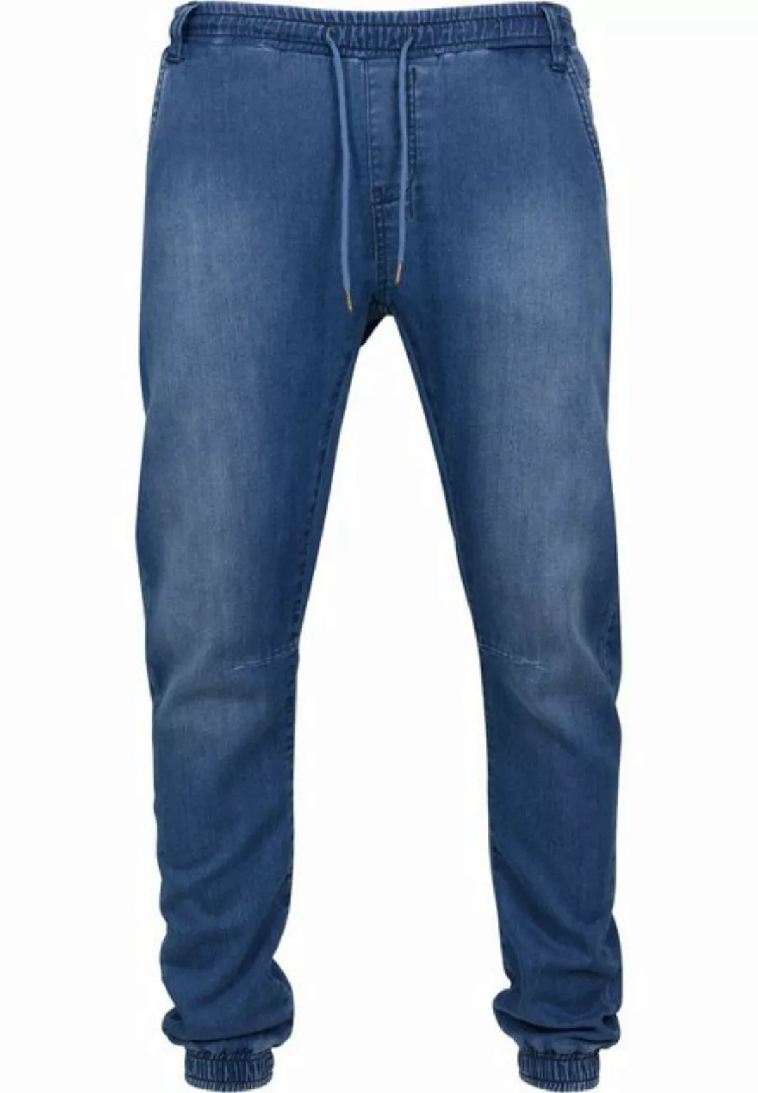URBAN CLASSICS Jogger Pants TB1794 - Knitted Denim Jogpants blue washed L günstig online kaufen