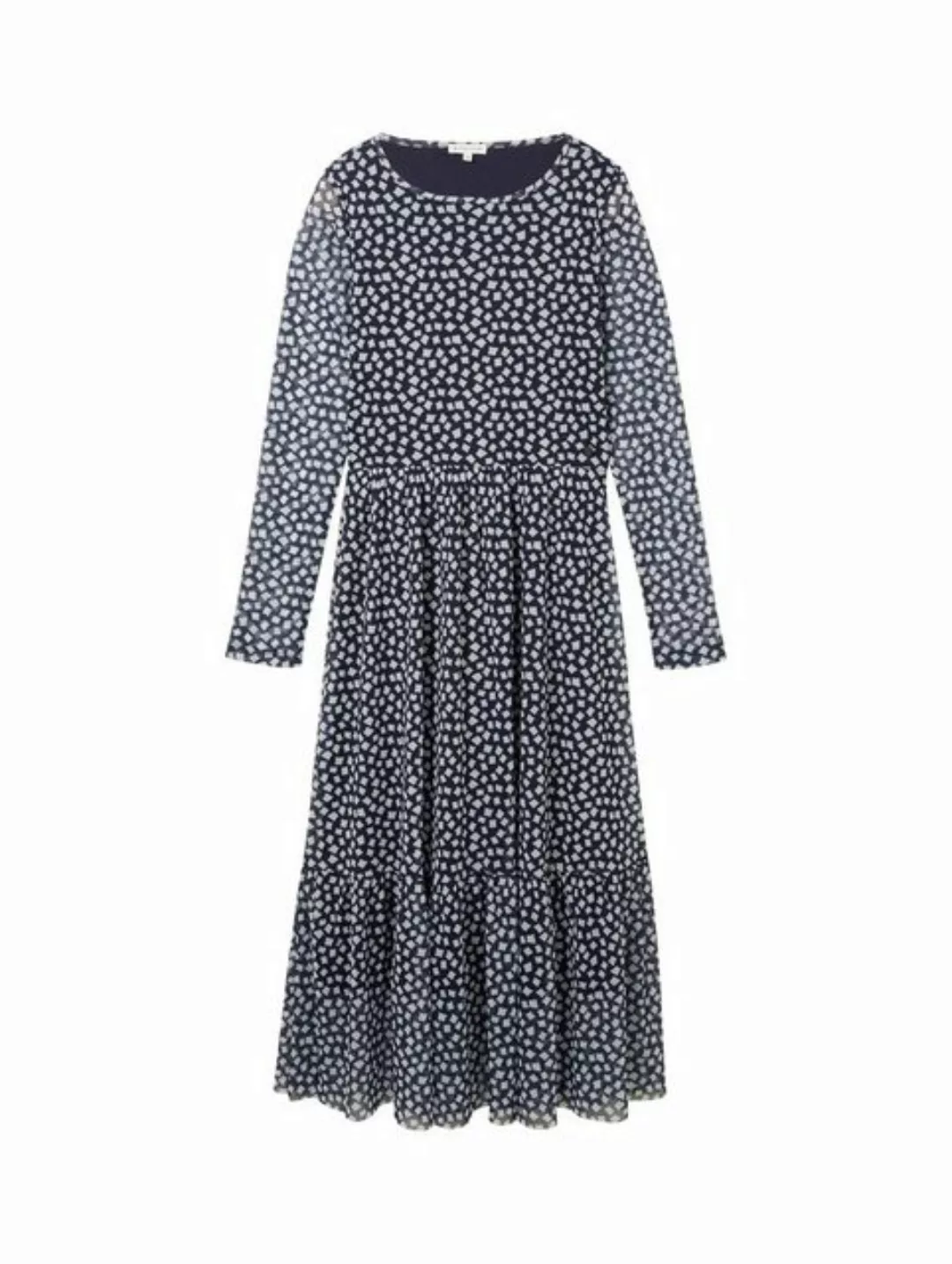 TOM TAILOR Strickpullover printed mesh dress günstig online kaufen