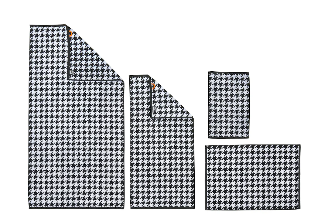 done.® Handtuch Set »DAILY SHAPES, 4-teilig, Gästehandtuch,«, 4 tlg., Jacqu günstig online kaufen